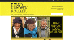 Desktop Screenshot of handwovenbracelets.com